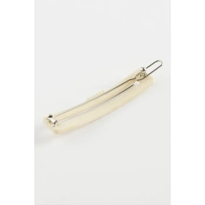 Dikdörtgen Taşlı Klipsli Toka