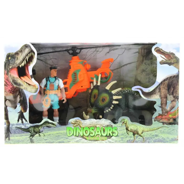 Dinozor Avcısı Tiriceratops  Oyun Seti