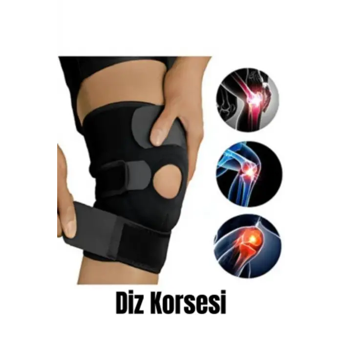 Diz Korsesi Çapraz Bağ Menisküs Ağrısı Için Dizlik Diz Bandajı Patella Dizlik