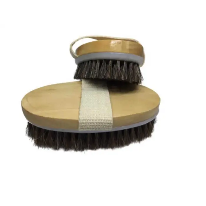 Doğal At Kılı Fırça - Masaj Ve Selülit Fırçası (336336)