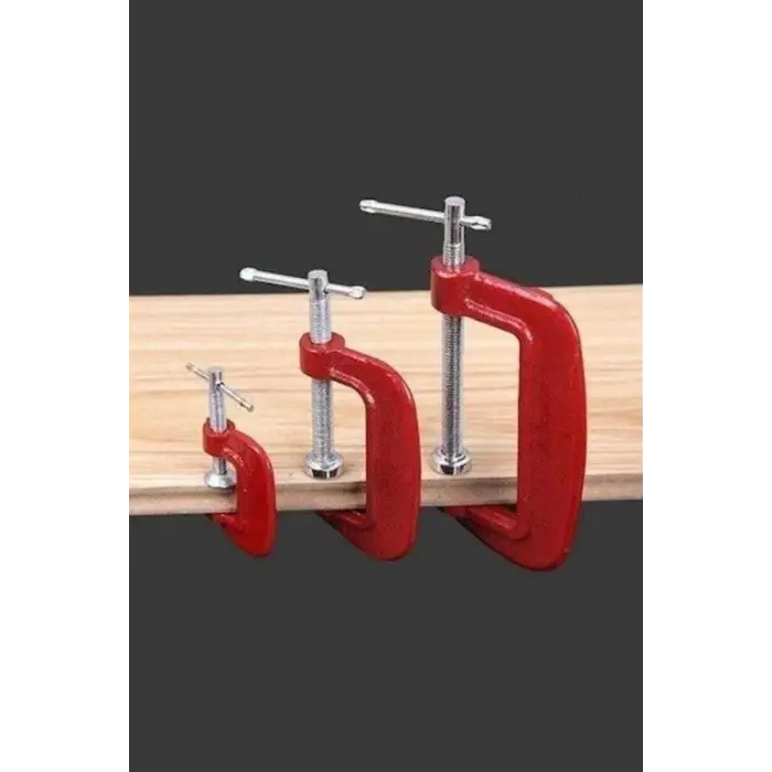 Doğrama Ve Metal Sıkma Sıkıştırma İçin 3lü Mini Mengene Aparat