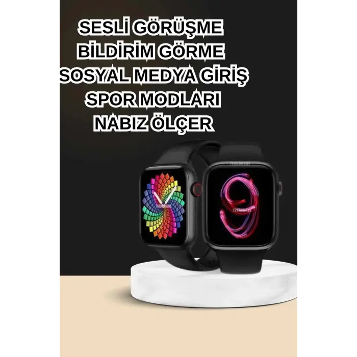 Dokunmatik Akıllı Saat Yeni Nesil Kulaklık Kampanyası Anc Özelliği Yüksek Ses Kaliteli