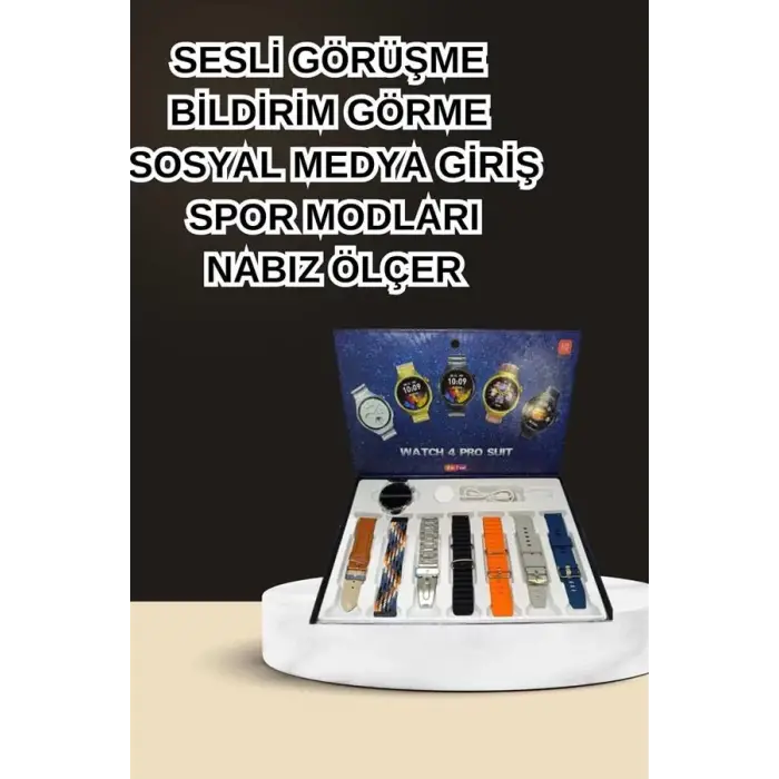 Dokunmatik Akıllı Saat Yeni Nesil Kulaklık Kampanyası Bluetooth Bağlantılı ANC Özelliği