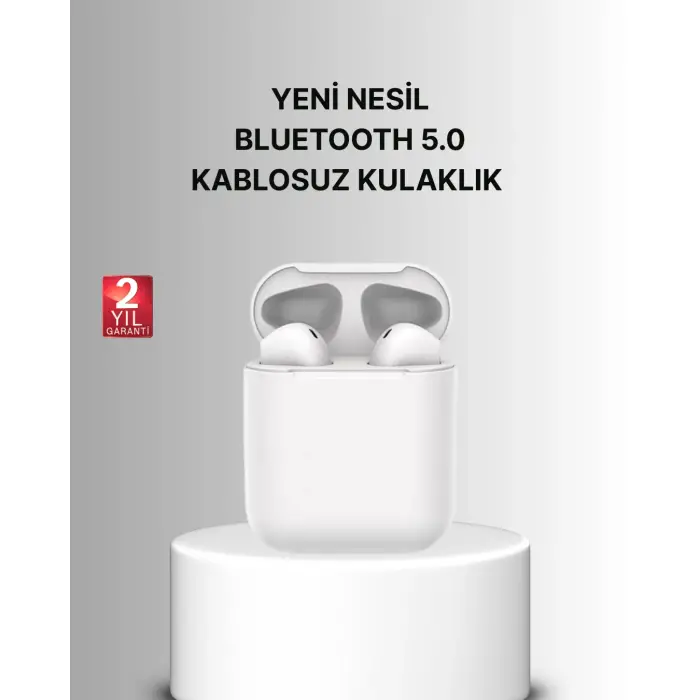 Dokunmatik Kontrollü 2. Nesil Bluetooth 5.0 Uzun Pil Ömürlü Kulaklık