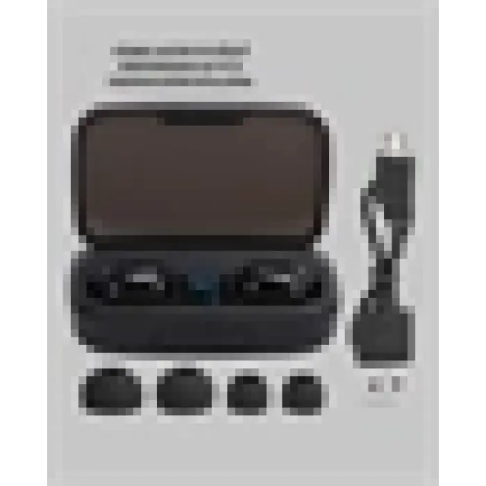 Dokunmatik Kontrollü ABS Malzemeli Bluetooth Kulaklık + Yüksek Kapasiteli Kutu