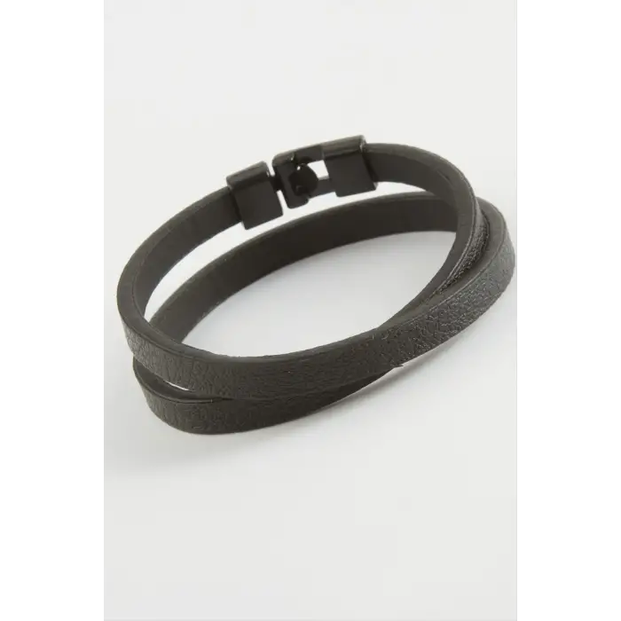 Dolama Kaliteli Suni Deri Bileklik