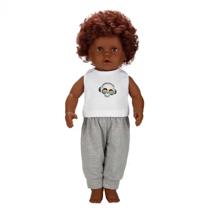 Dollzn More Dada Kıvırcık Saçlı Bebek 60 cm - S01060091