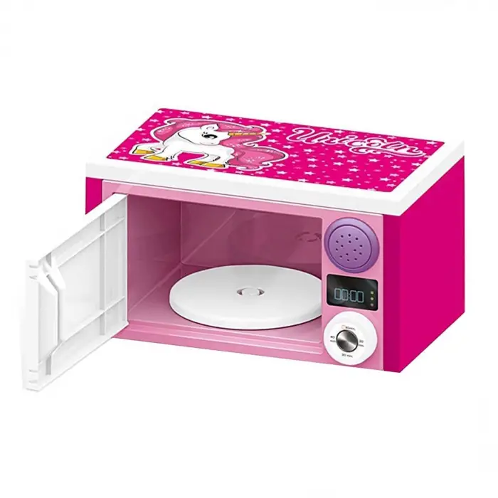 Dolu Unicorn Sesli Pembe Mikrodalga Fırın