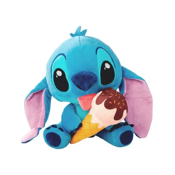 Dondurma Yiyen Stitch Peluş 25 cm