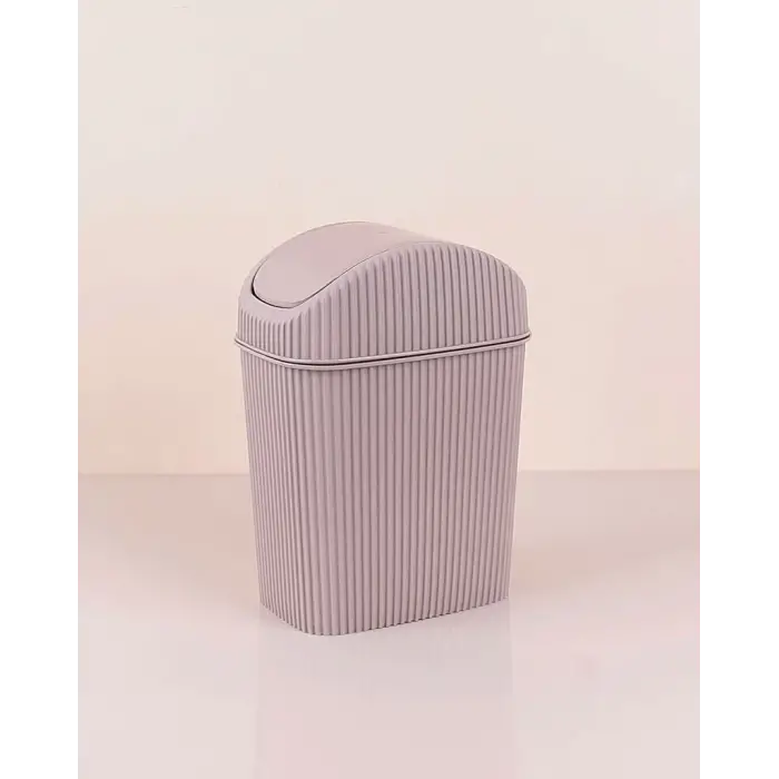 Döner Kapaklı Mini Çöp Kovası 2.5 LT - Krem (336336)