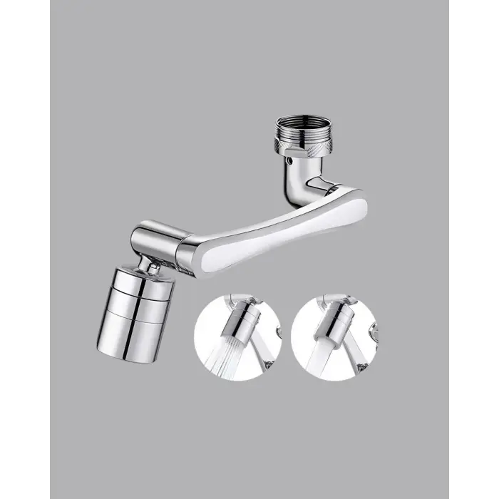 Döner Musluk Başlığı Çok Açılı Robotik Kol Su Tasarruflu