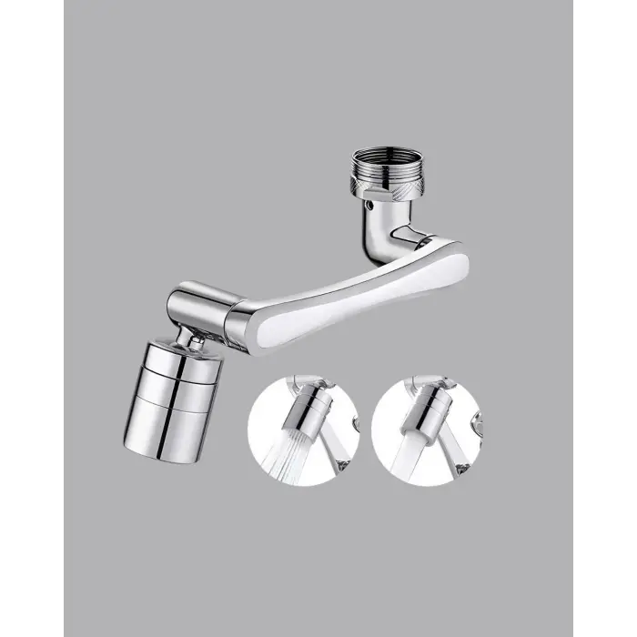 Döner Musluk Başlığı Çok Açılı Robotik Kol Su Tasarruflu