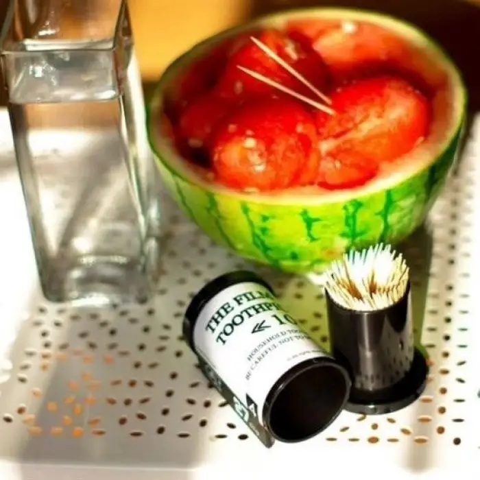 Dörtgen Fotoğraf Filmi Şeklinde Kürdanlık Kürdan Tutucu Kutu - Stokta Olan Gönderilir