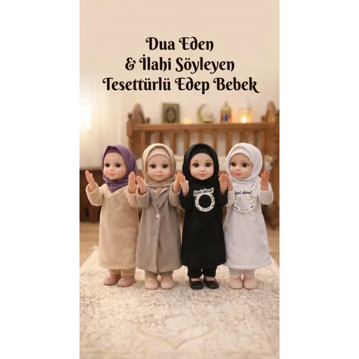 Dua Eden Tesettürlü Bebek Oyuncak - Ramazan ve İlahi