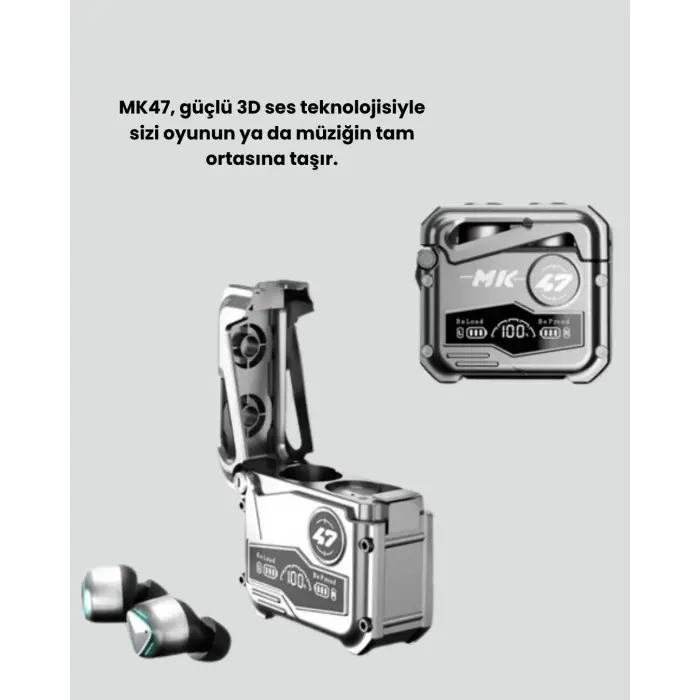 Düşük Gecikmeli Kablosuz Kulaklık – Oyun ve Müzik Modu Destekli