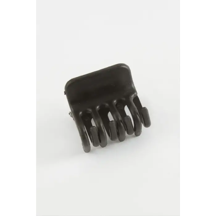 Düz Siyah Renkli Mandal Toka 4 cm