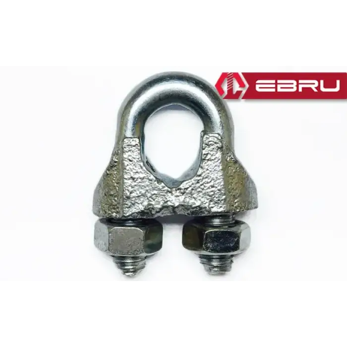 Eco Lounge Ebru Çelik Halat Bağlama, Düğüm, Klemens 8 mm - 25 Adet