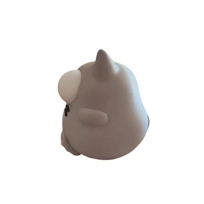 Eco Lounge Gri Kedi Kumbara 16 cm – Dekoratif Para Kutusu