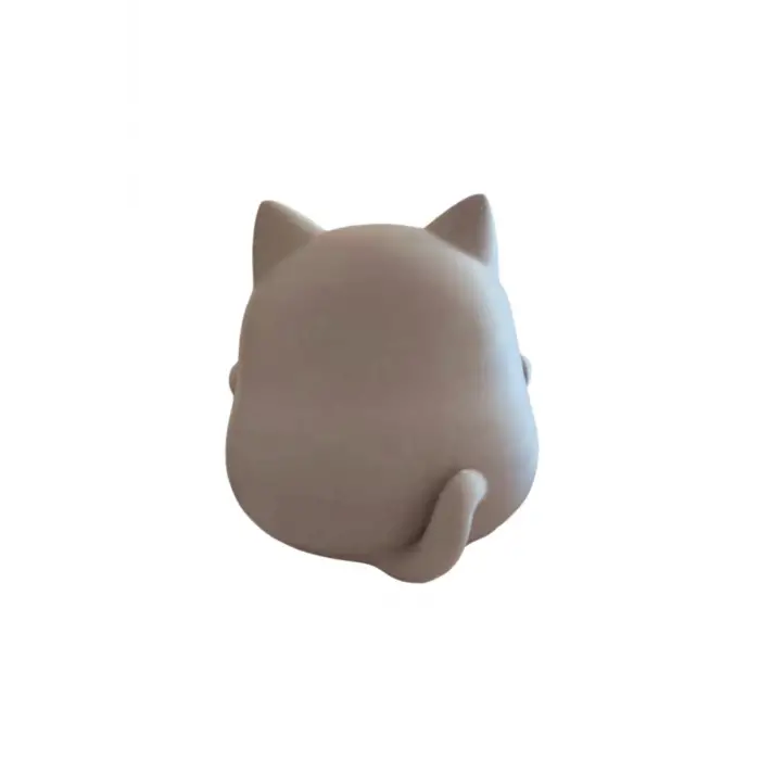 Eco Lounge Gri Kedi Kumbara 16 cm – Dekoratif Para Kutusu