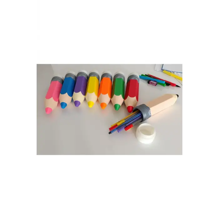 Eco Lounge Kalem Şeklinde Kalemlik – Mavi Masaüstü Organizer