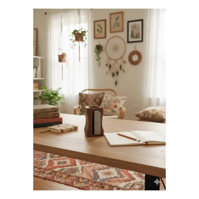 Eco Lounge Masaüstü Kalemtıraş Kalemlik – Şık Ofis Düzenleyici Hediyelik