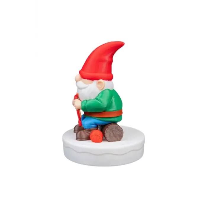 Eco Lounge Örgü Ören Noel Cücesi 8 cm – Minyatür Kış Masaüstü Dekoru