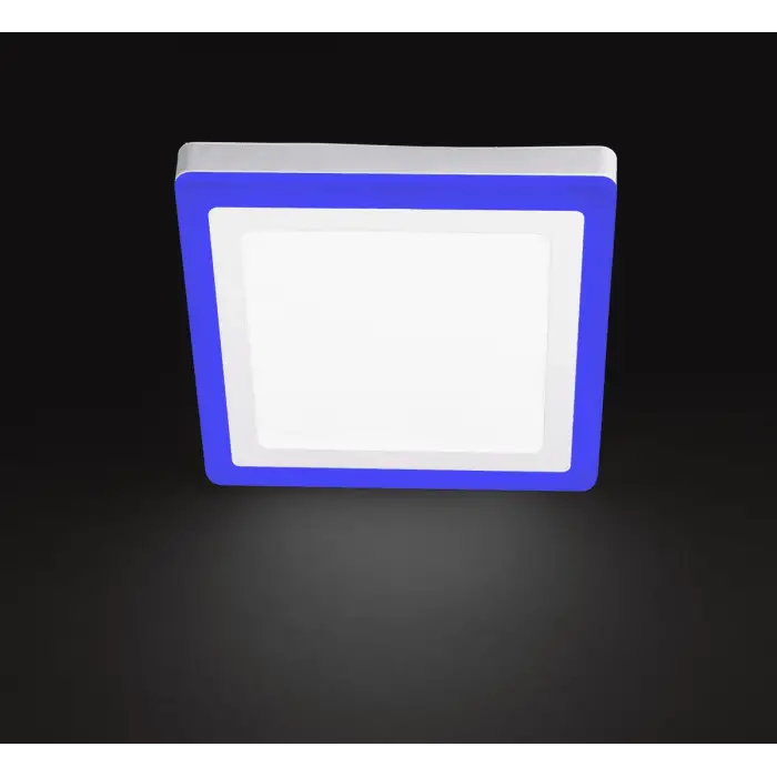 Eco Lounge NOAS YL15 1800 R Sıva Üstü Kare 18+6W Fonksiyonlu Led Spot 6500K Beyaz+Mavi