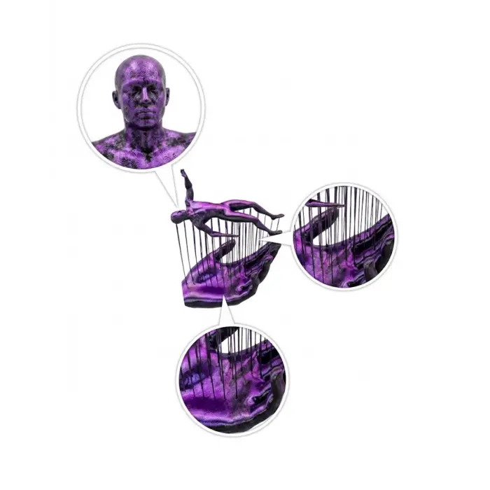 EL İNSAN FİGÜR MOR