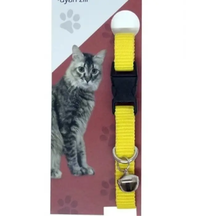 Elastik Ayarlanabilir Çıngıraklı Kedi Tasması (336336)