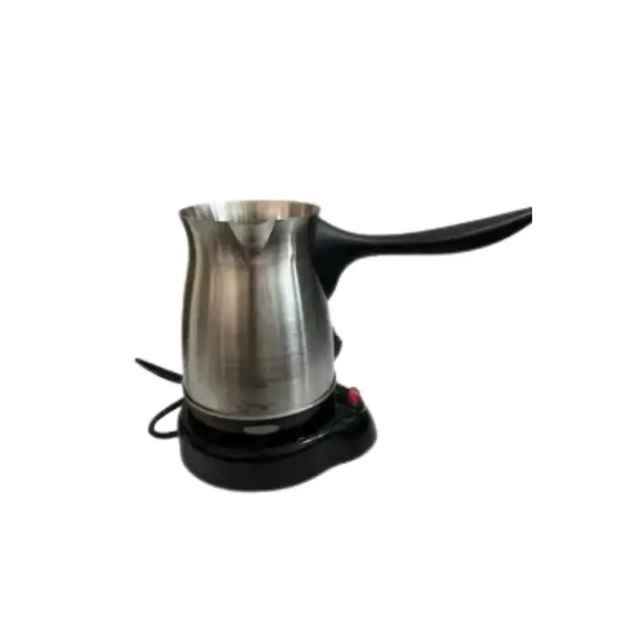 Elektrikli Cezve 800 Watt Paslanmaz Çelik Türk Kahve Makinesi Saplı