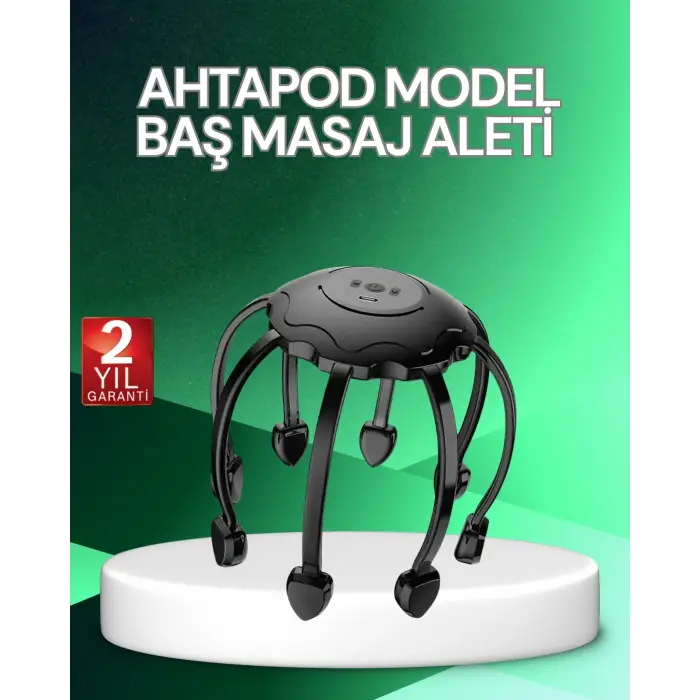 Elektrikli Saç Derisi Masaj Aleti Çok Noktalı Titreşimli Rahatlatıcı Bakım