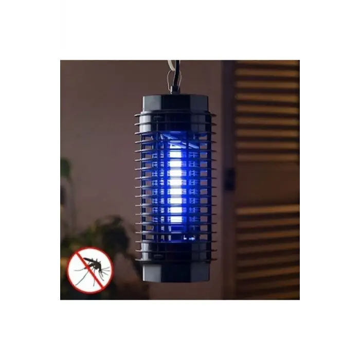 Elektrikli Uv Işıklı Tuzaklı Sinek Öldürücü Cihaz Cız Lamba Mor Işık