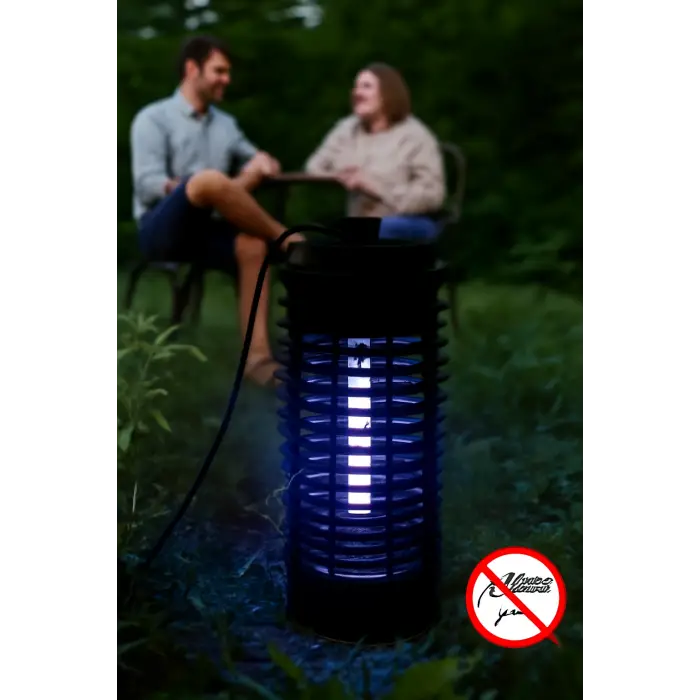 Elektrikli Uv Işıklı Tuzaklı Sinek Öldürücü Cihaz Cız Lamba Mor Işık