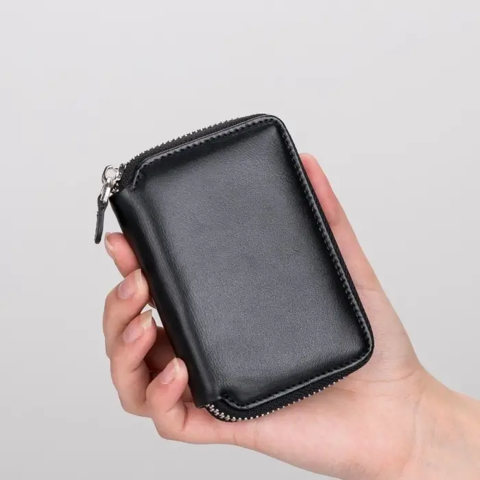 Elvis Deri Erkek Cüzdan RST1 Siyah