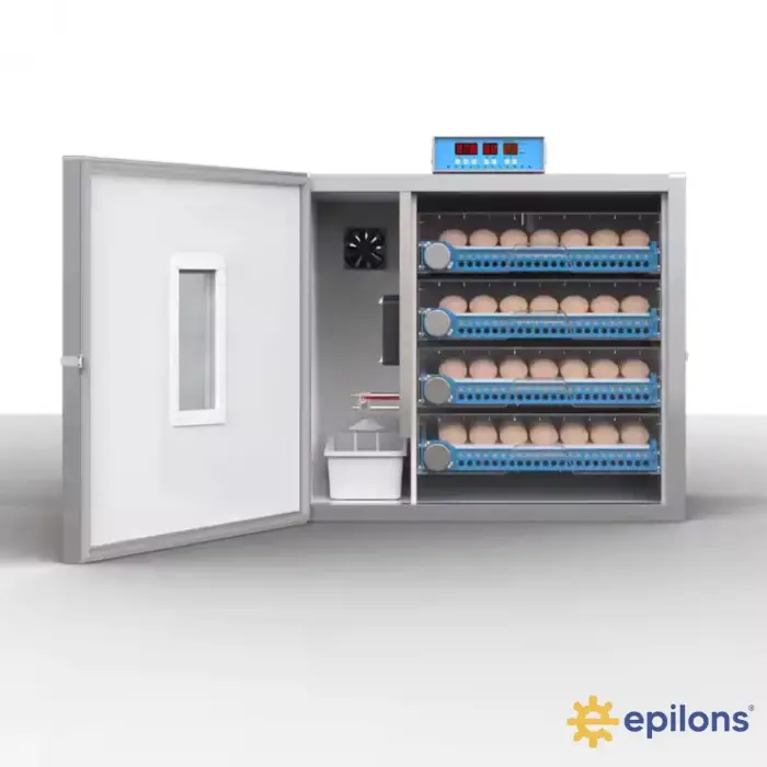 Endüstriyel 256 Yumurtalık Otomatik Kuluçka Makinesi Dijital Panel Isı Nem Ayarlı – Tavuk Ördek Civciv Hindi Yumurta