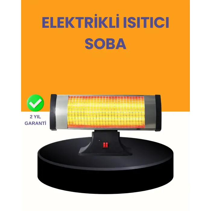 Enerji Tasarruflu 1800W Quartz Infrared Isıtıcı