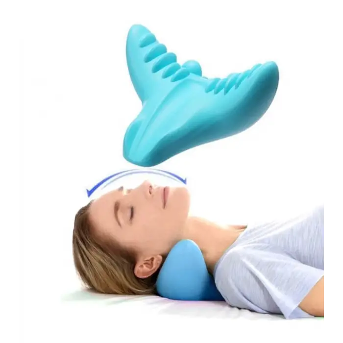 Ergonomik Boyun Masaj Yastığı – Servikal Traksiyon Destekli, Omurilik Ortopedik Yastık