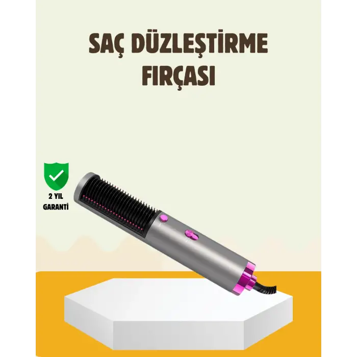 Ergonomik Tasarımlı Hafif ve Taşınabilir Sıcak Hava Fırçası