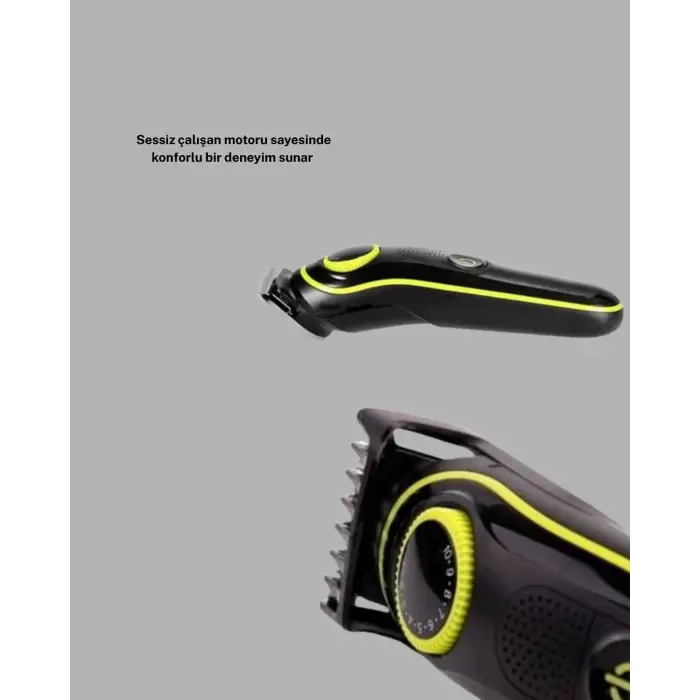 Erkek Bakım Seti – Kablosuz Şarjlı Tıraş Makinesi, Su Geçirmez ve Sessiz Motorlu