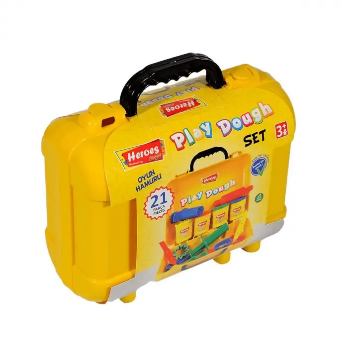 ERN-597 Heroes Premium Çantalı Oyun Hamuru Seti