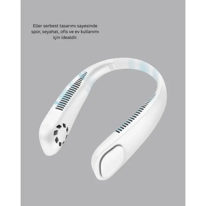 Esnek Silikon Tasarımlı Taşınabilir Kişisel Fan