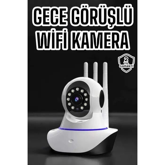 Ev Kamerası Wifi Kamerası Video Kayıt Çift Yönlü Hareket Sensörü Bebek