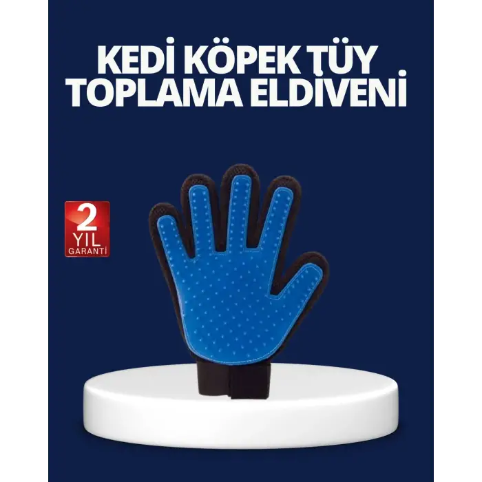 Evcil Hayvan Tüy Toplama Ve Masaj Eldiveni – Köpek Ve Kedi Tüy Dökülme Önleyici Bakım Eldiveni