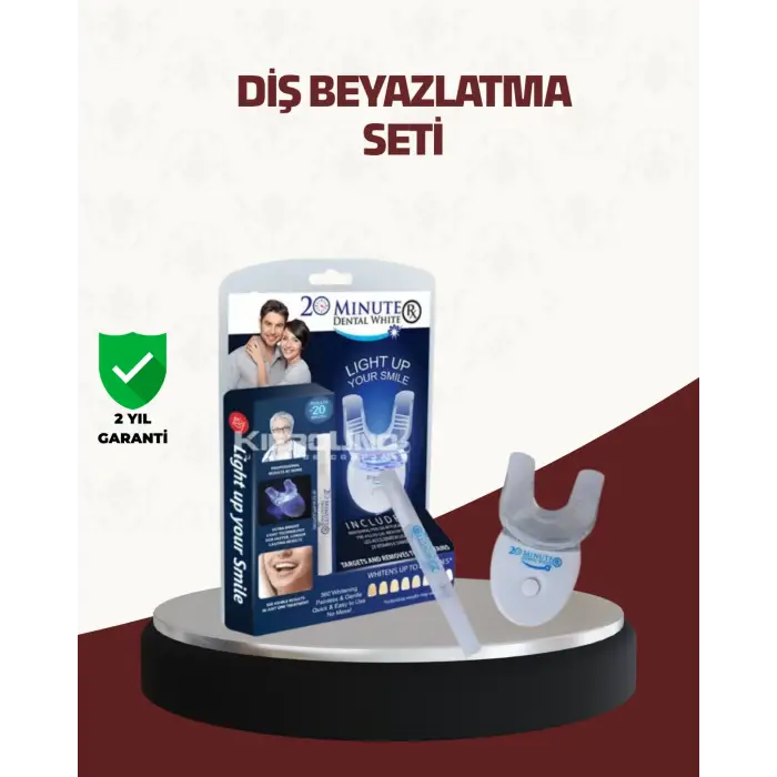 Evde Kullanıma Uygun LED Teknolojili Diş Beyazlatma Kiti