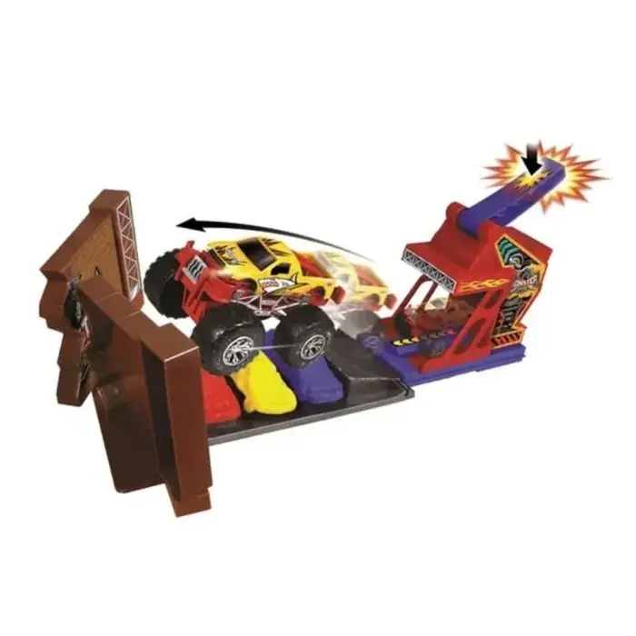 Express Wheels Die Cast Metal Araçlı Fırlatma Rampası