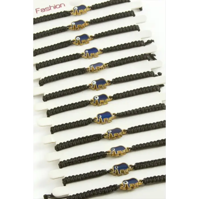 Fil Makrome Örgülü Bileklik