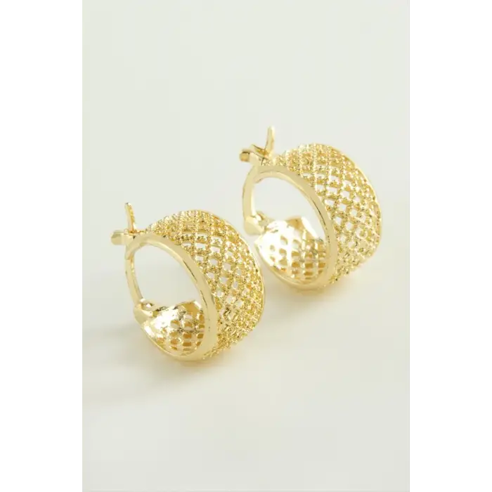 Fileli Kilitli Halka Küpe