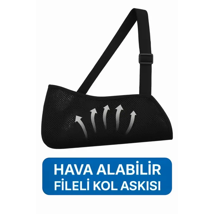 Fileli Ortopedik Kol Askısı Ayarlanabilir Hava Alan Kırık Çıkık İncinme için Kol Sabitleyici Destek