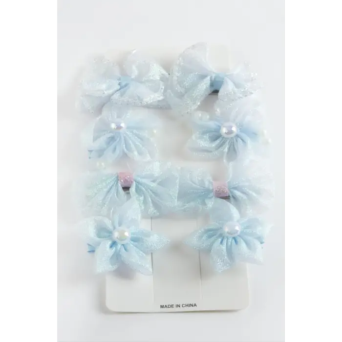 Fiyong Çiçek Pens Toka 8 Adet