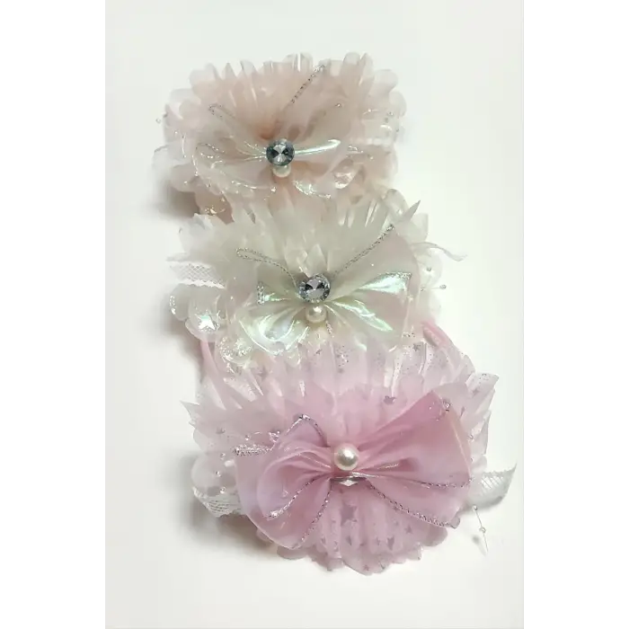 Fiyong Çiçek Tüllü Çocuk Taç